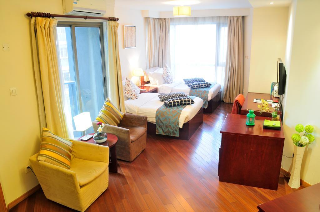 Shanghai Kingland Serviced Apartment Eksteriør bilde