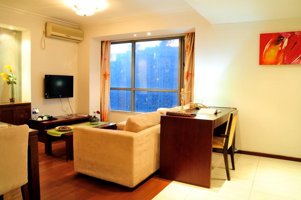 Shanghai Kingland Serviced Apartment Eksteriør bilde