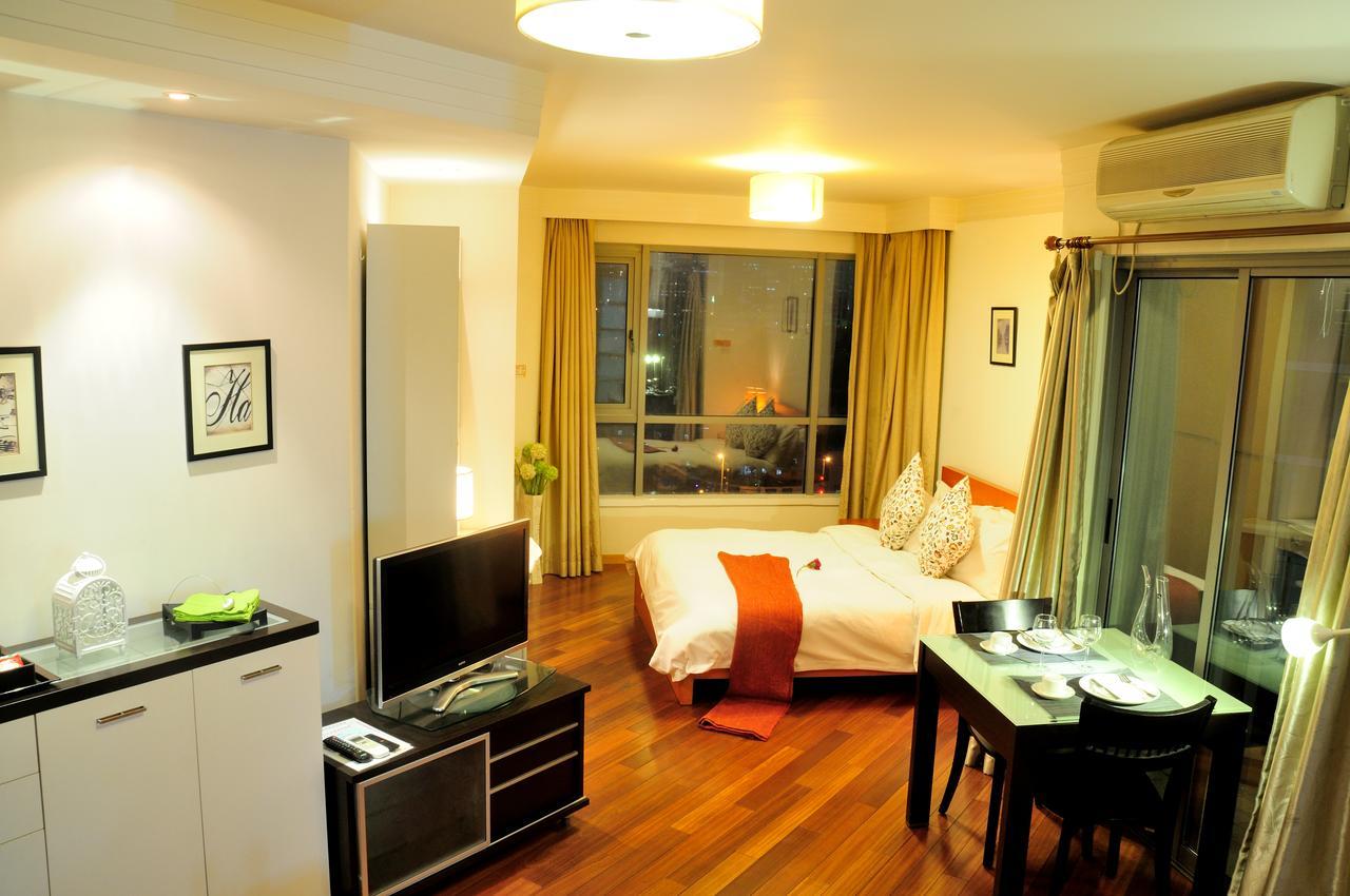 Shanghai Kingland Serviced Apartment Eksteriør bilde
